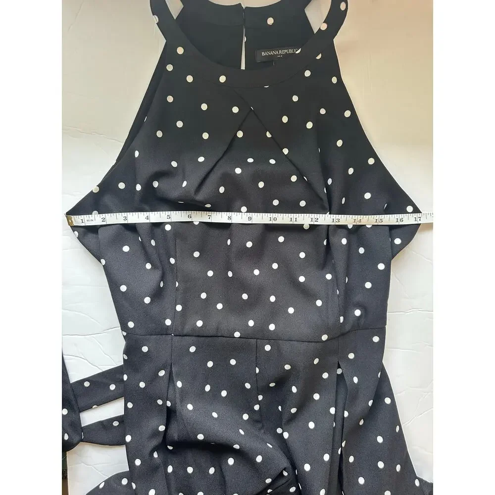 **SUMMER SALE** Banana Republic Factory Polka Dot Jumpsuit- Size 10 - Picture 7 of 11